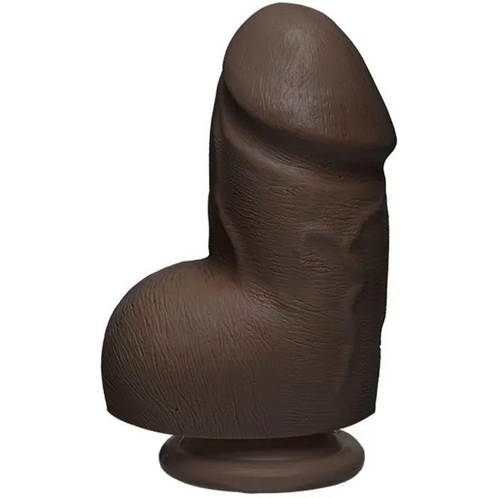Dildos Doc Johnson The D Fat D 6 Inch With Balls Firmskyn Chocolate