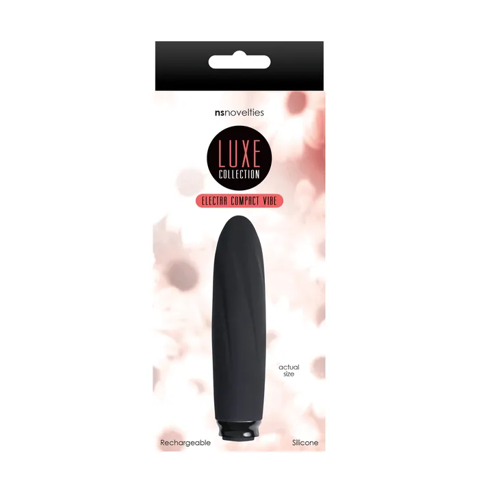 nsnovelties Luxe Collection Electra Compact Vibe Black Anal
