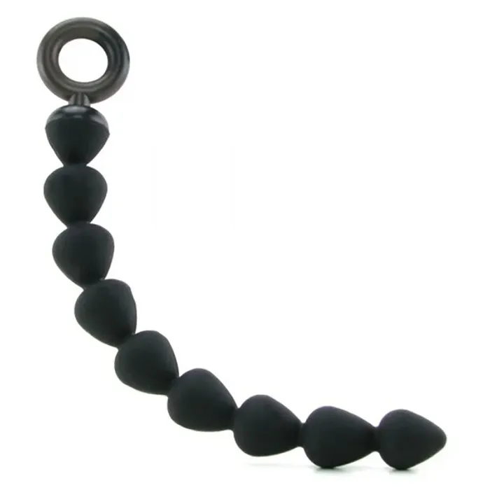 Sportsheets Anal | Sex & Mischief Silicone Anal Beads - Black-(ss10074) Sportsheets Anal | Sex & Mischief Silicone Anal Beads - Black-(ss10074)