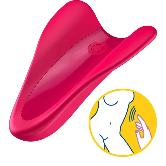 Vibrators Satisfyer Satisfyer High Fly Red USB Rechargeable Finger Stimulator