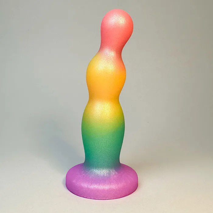 Anal KM Global BOWLING Firm Silicone Dildo 62 Inch