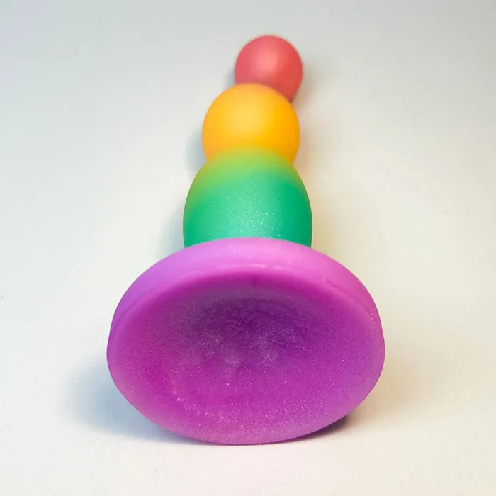 Anal KM Global BOWLING Firm Silicone Dildo 62 Inch