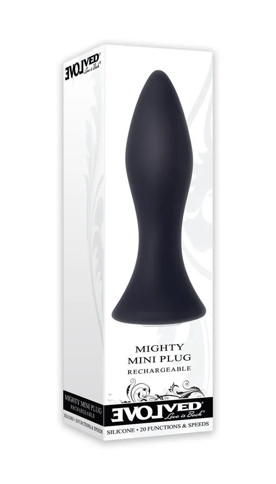 Evolved Novelties Anal Mini Butt Plug Black