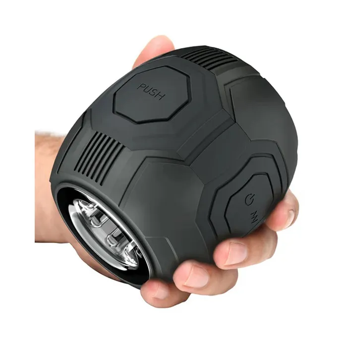 M for Men Dome X Vibrating Masturbator Black Blush Male Sex Toys