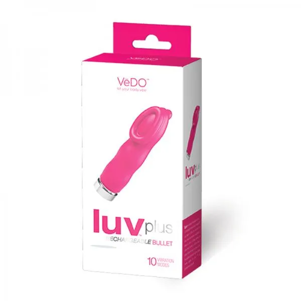 Vedo Vibrators Luv Plus Rechargeable Clitoris Vibe Foxy Pink Vedo Vibrators Luv Plus Rechargeable Clitoris Vibe Foxy Pink