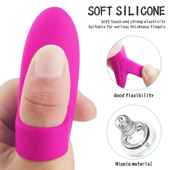 Vibrators SHande Dory Finger Massager Pink Vibrators SHande Dory Finger Massager Pink
