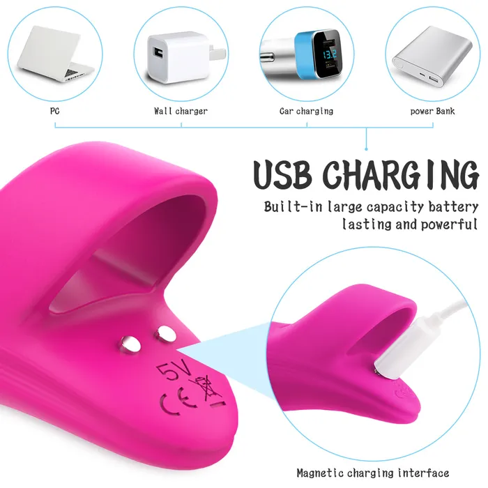 Vibrators SHande Dory Finger Massager Pink Vibrators SHande Dory Finger Massager Pink