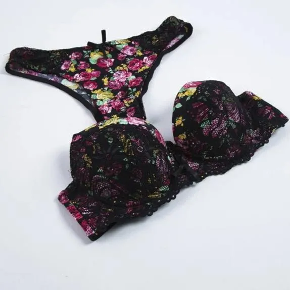SxLife Official Couples Sexy Lace Print Bra Women Lingerie