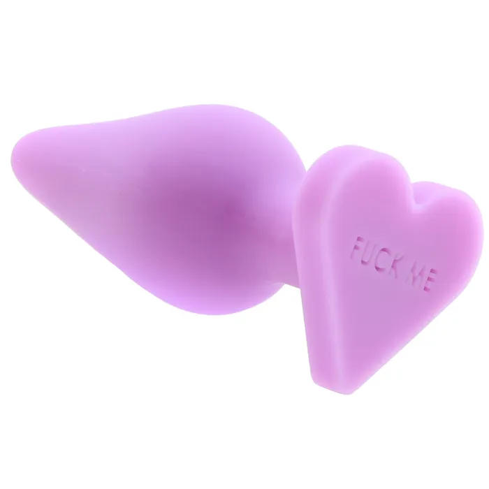 Blush Anal Candy Hearts Fk Me Medium Butt Plug in Purple Blush Anal Candy Hearts Fk Me Medium Butt Plug in Purple