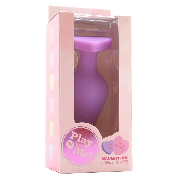 Blush Anal Candy Hearts Fk Me Medium Butt Plug in Purple Blush Anal Candy Hearts Fk Me Medium Butt Plug in Purple