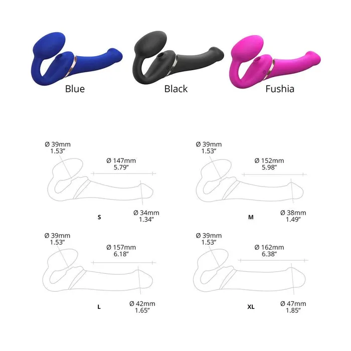 Female Sex Toys Strap On Me Multi Orgasm Bendable Strap On M Strap On Me
