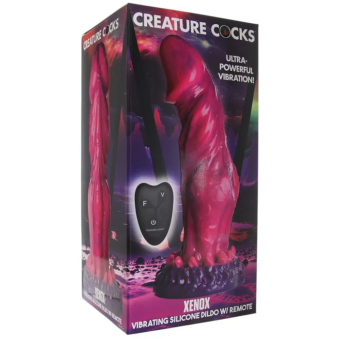 Female Sex Toys XR Brands Creature Cocks Xenox Remote Dildo Vibe