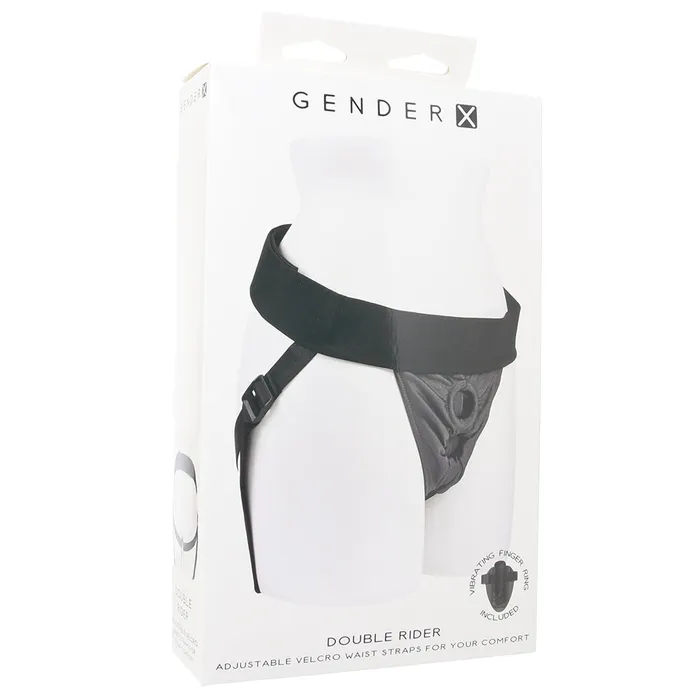 Gender X Double Rider StrapOn Harness Evolved Novelties Female Sex Toys