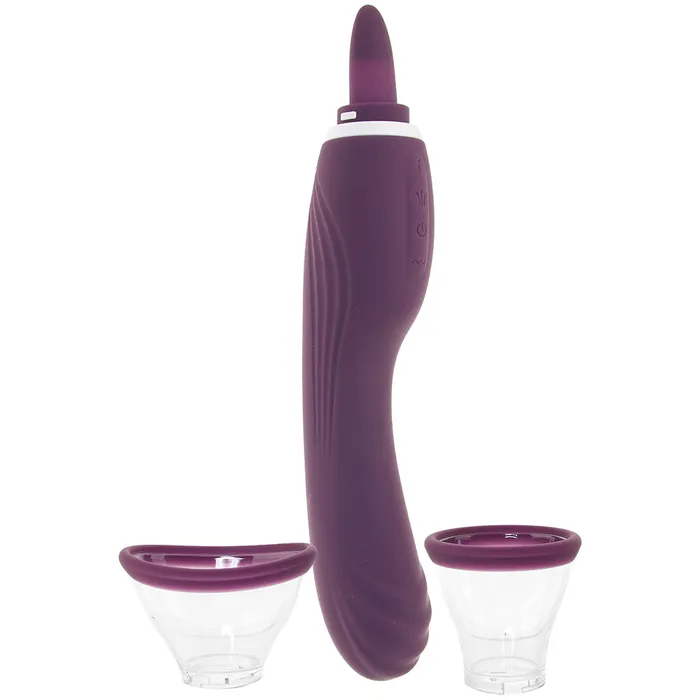 Vibrators XR Brands Shegasm Lickgasm Licking and Sucking Vibe