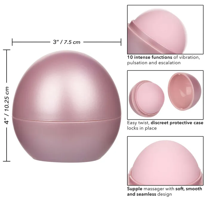 Female Sex Toys California Exotic Novelties Opal Smooth Massager Pink Versatile 10Function Silicone Body Massager
