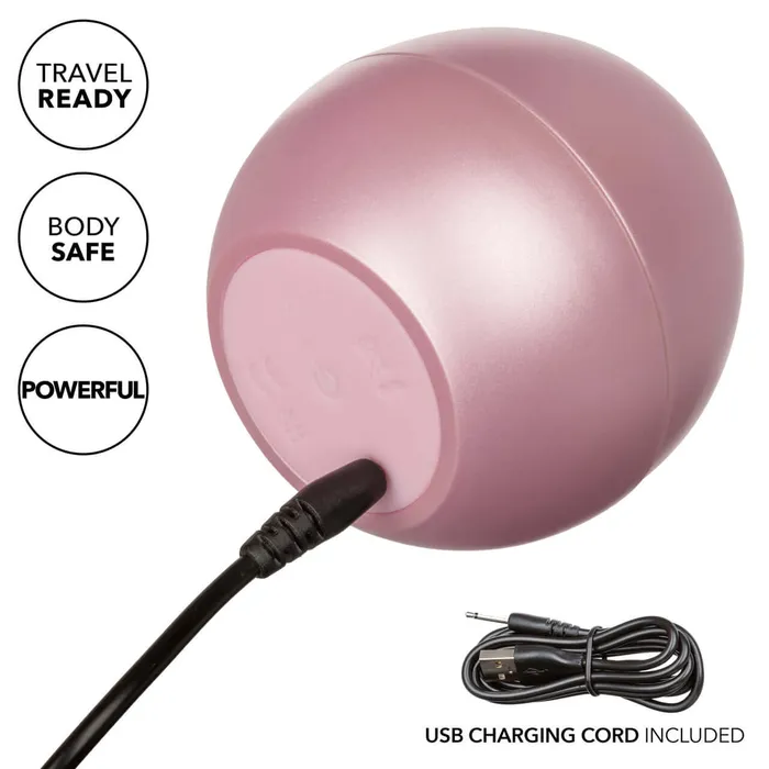 Female Sex Toys California Exotic Novelties Opal Smooth Massager Pink Versatile 10Function Silicone Body Massager