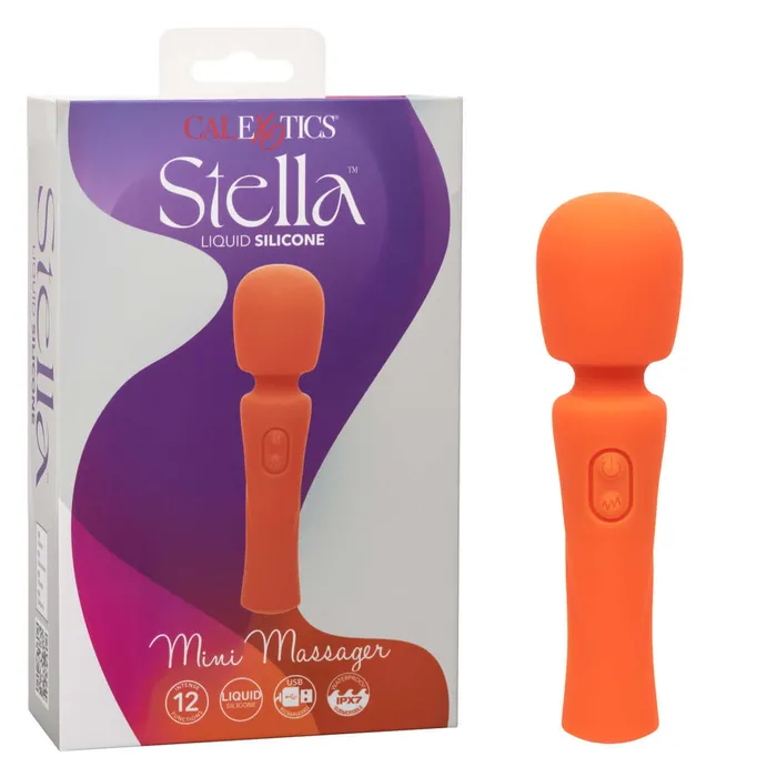Female Sex Toys California Exotic Novelties Stella Liquid Silicone Mini Massager Orange Premium Body Massager with 12 Functions Female Sex Toys California Exotic Novelties Stella Liquid Silicone Mini Massager Orange Premium Body Massager with 12 Functions
