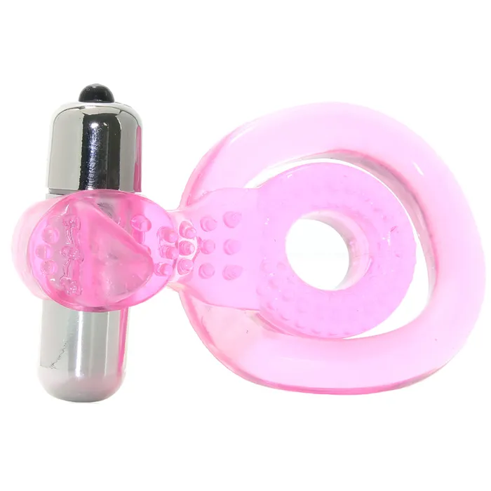 PinkCherry Male Sex Toys PinkCherry Dual Clit Flicker Cock Ring PinkCherry Male Sex Toys PinkCherry Dual Clit Flicker Cock Ring
