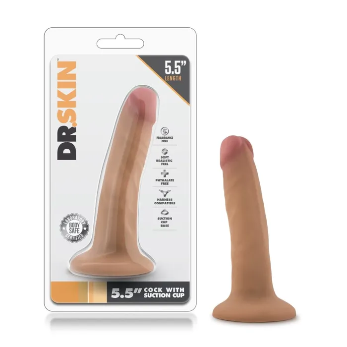 Dr Skin 55 Inch Cock With Suction Cup Mocha Blush Novelties Female Sex Toys Dr Skin 55 Inch Cock With Suction Cup Mocha Blush Novelties Female Sex Toys