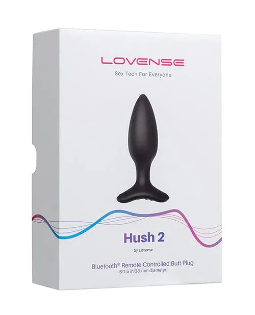 Lovense Anal Lovense Hush 2 Butt Plug Black