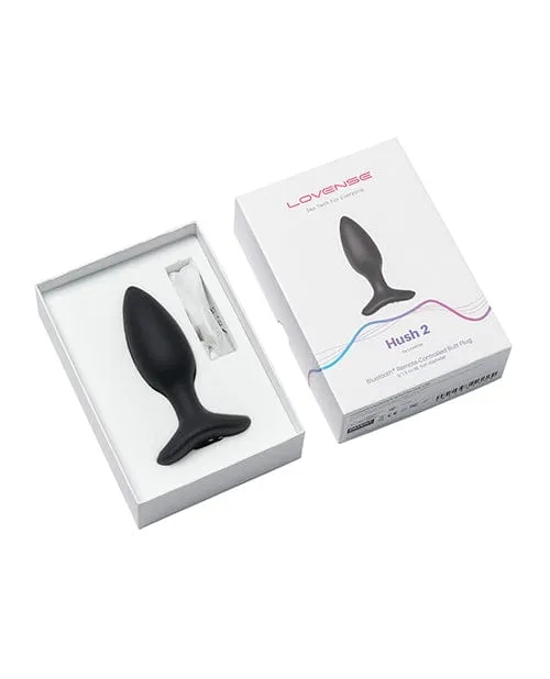 Lovense Anal Lovense Hush 2 Butt Plug Black Lovense Anal Lovense Hush 2 Butt Plug Black