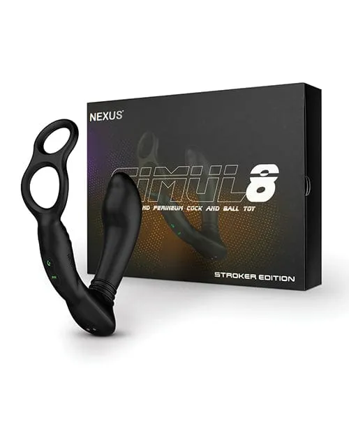 Nexus Stimul8 Dual Anal Perineum Cock Ball Black Nexus Anal