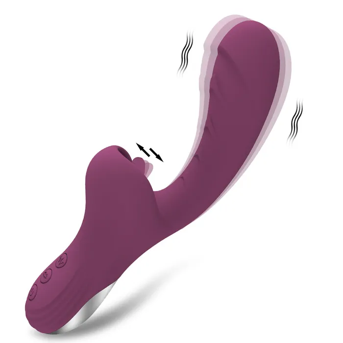Touch Honey Tongue Licking Dildo Vibrators With 10 Licking Vibrating Pleasure Clit Clitoris Stimulator Female Sex Toys