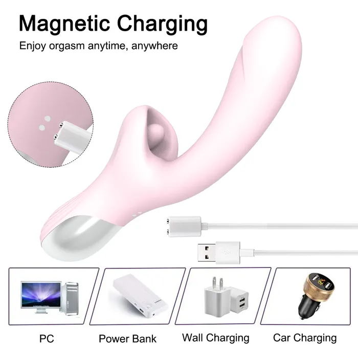 Touch Honey Tongue Licking Dildo Vibrators With 10 Licking Vibrating Pleasure Clit Clitoris Stimulator Female Sex Toys