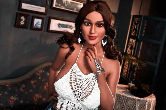 161cm5ft3 FCup Busty TPE Sex Doll with 66 Head Jessica Irontech Doll Male Sex Toys