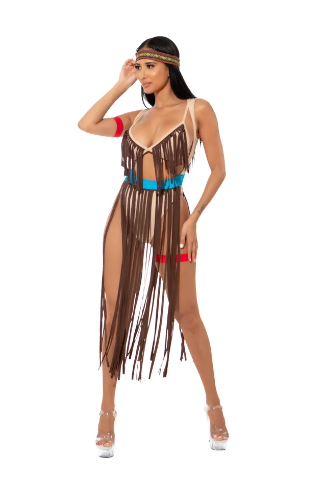 Full Moon Native American Costume Playthings Exclusive In Stock Playthings Female Sex Toys