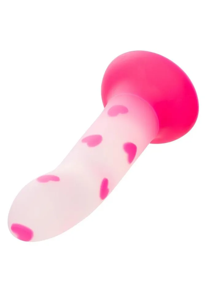 Glow Stick Heart Silicone Glow In The Dark Dildo with Suction Base Glow Stick Female Sex Toys Glow Stick Heart Silicone Glow In The Dark Dildo with Suction Base Glow Stick Female Sex Toys