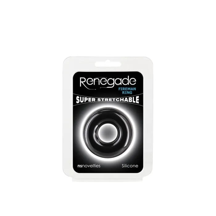 Anal nsnovelties Renegade Fireman Ring Medium Black
