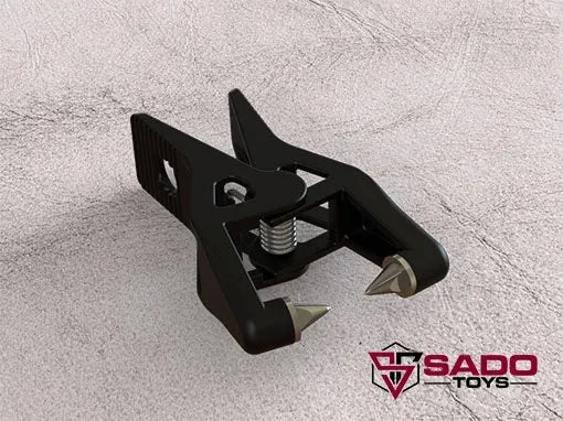 Ballistic Metal Couples Beak Cruel Spike Nipple Clamp from Sado Toys