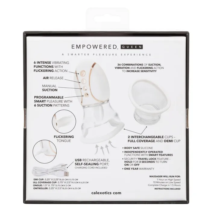 Empowered Smart Pleasure Queen CalExotics Vibrators Empowered Smart Pleasure Queen CalExotics Vibrators