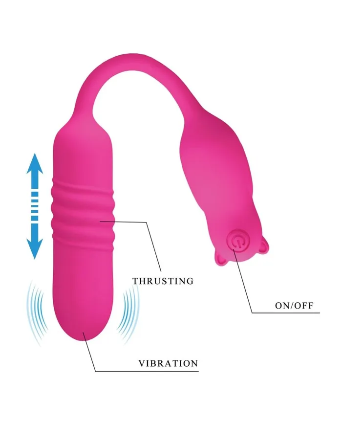 Pretty Love Pretty Love Nobikuma Thrusting Egg Fuchsia Vibrators Pretty Love Pretty Love Nobikuma Thrusting Egg Fuchsia Vibrators