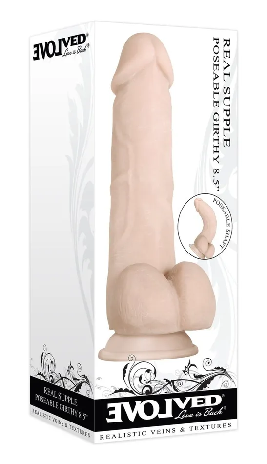 Real Supple Poseable Girthy 85 Inch Evolved Novelties Dildos Real Supple Poseable Girthy 85 Inch Evolved Novelties Dildos