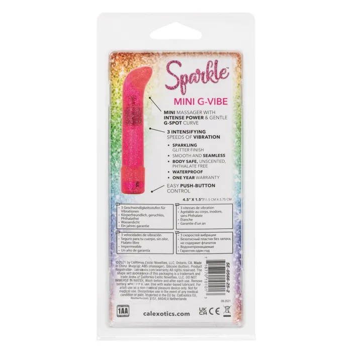 Sparkle Mini GVibe Pink CalExotics Vibrators Sparkle Mini GVibe Pink CalExotics Vibrators