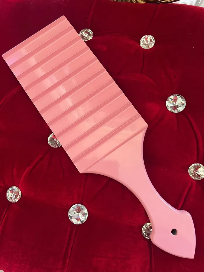 Vibrators Devils Accomplice Spanking Paddle in Pink Alumimum Ballisticmetal Vibrators Devils Accomplice Spanking Paddle in Pink Alumimum Ballisticmetal