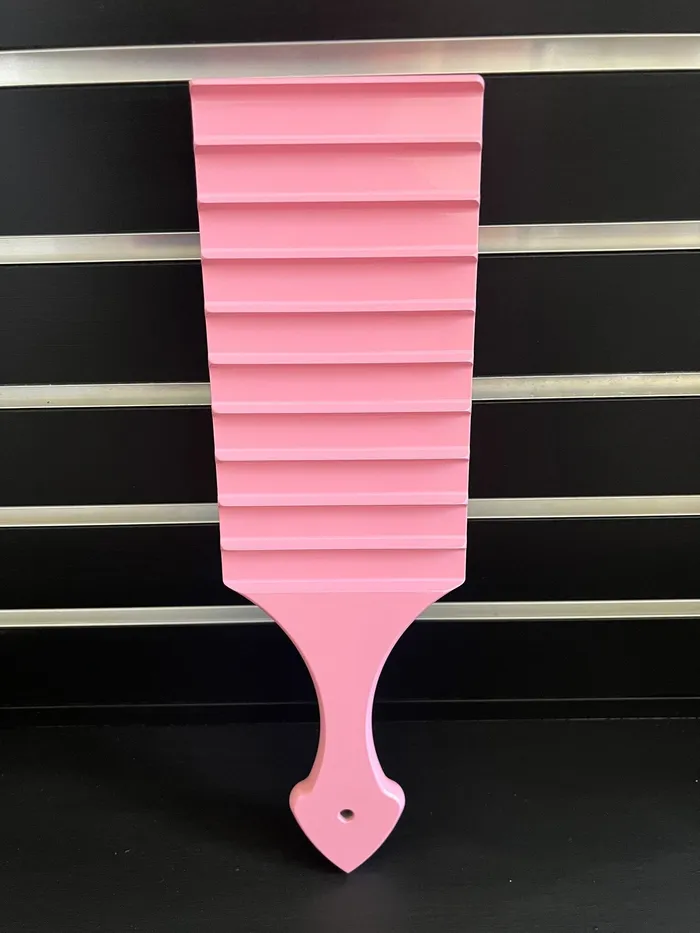Vibrators Devils Accomplice Spanking Paddle in Pink Alumimum Ballisticmetal Vibrators Devils Accomplice Spanking Paddle in Pink Alumimum Ballisticmetal