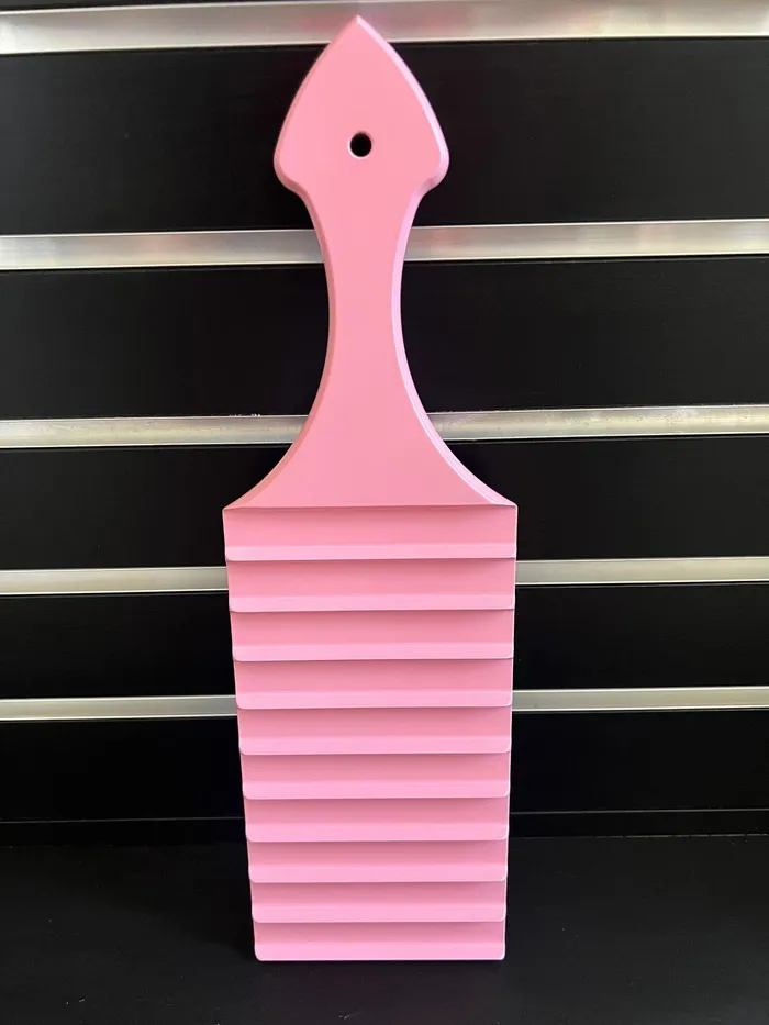 Vibrators Devils Accomplice Spanking Paddle in Pink Alumimum Ballisticmetal Vibrators Devils Accomplice Spanking Paddle in Pink Alumimum Ballisticmetal