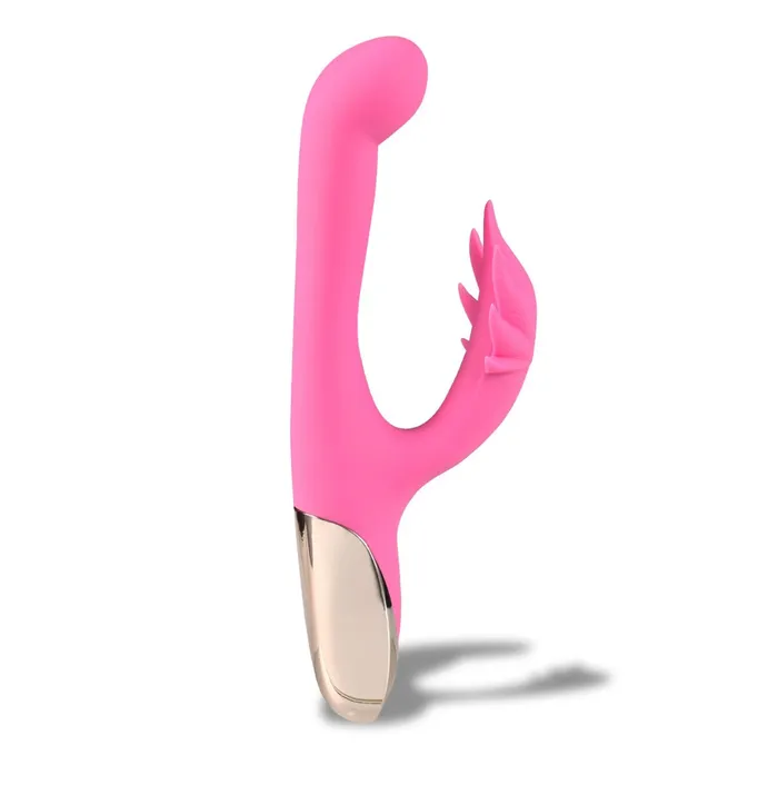 Vibrators Maia Toys Maui 420 Series Dual Motor GSpot Pot Leaf Rechargeable Vibrator Pink Vibrators Maia Toys Maui 420 Series Dual Motor GSpot Pot Leaf Rechargeable Vibrator Pink