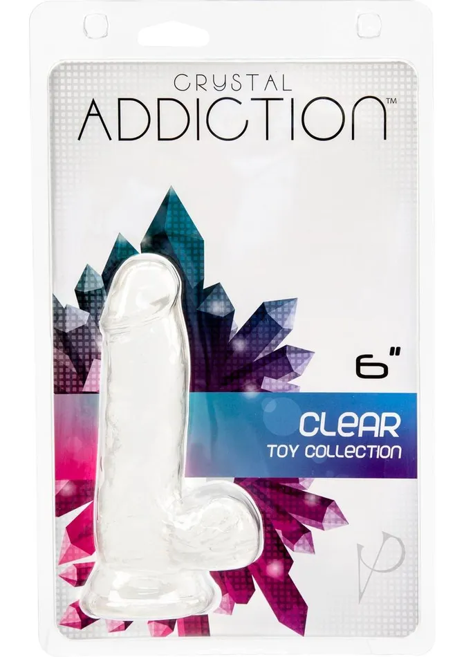 Addiction Dildos Addiction Crystal Dong 6 Clear