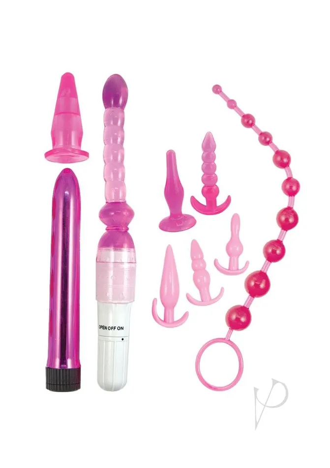 Anal Pink Elite Coll Supreme Anal Play Kit Pink Elite Collection
