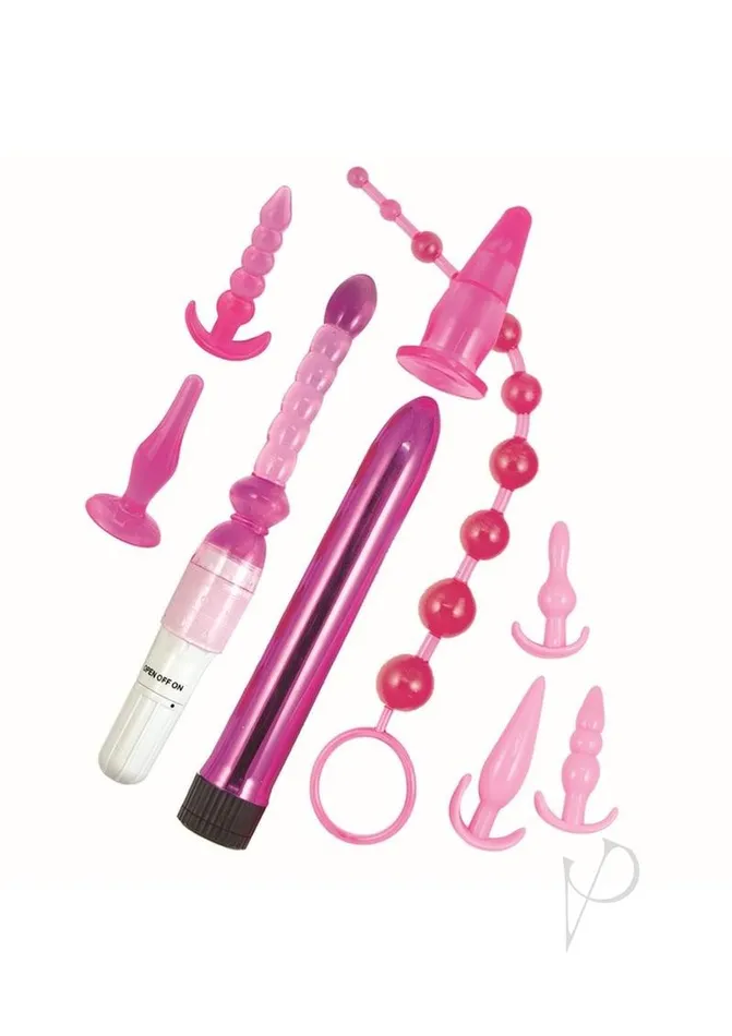 Anal Pink Elite Coll Supreme Anal Play Kit Pink Elite Collection