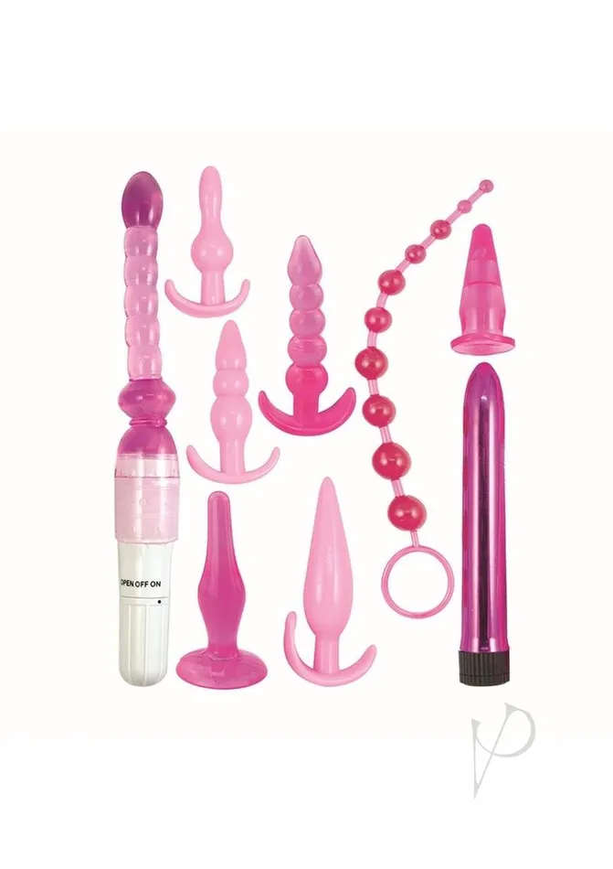 Anal Pink Elite Coll Supreme Anal Play Kit Pink Elite Collection