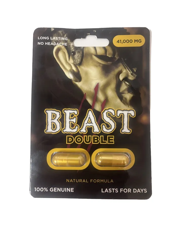 Beast Double Male Sexual Enhancement Supplement 2 Capsules UP 247 LLC Dildos Beast Double Male Sexual Enhancement Supplement 2 Capsules UP 247 LLC Dildos