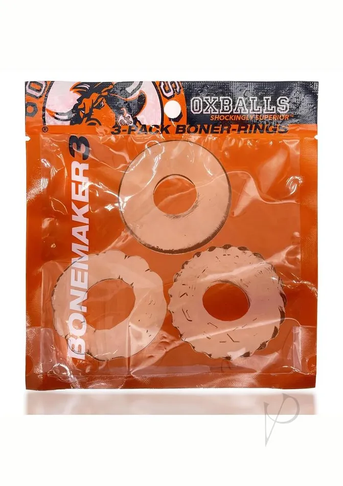Bonemaker 3pk Clear Oxballs Dildos