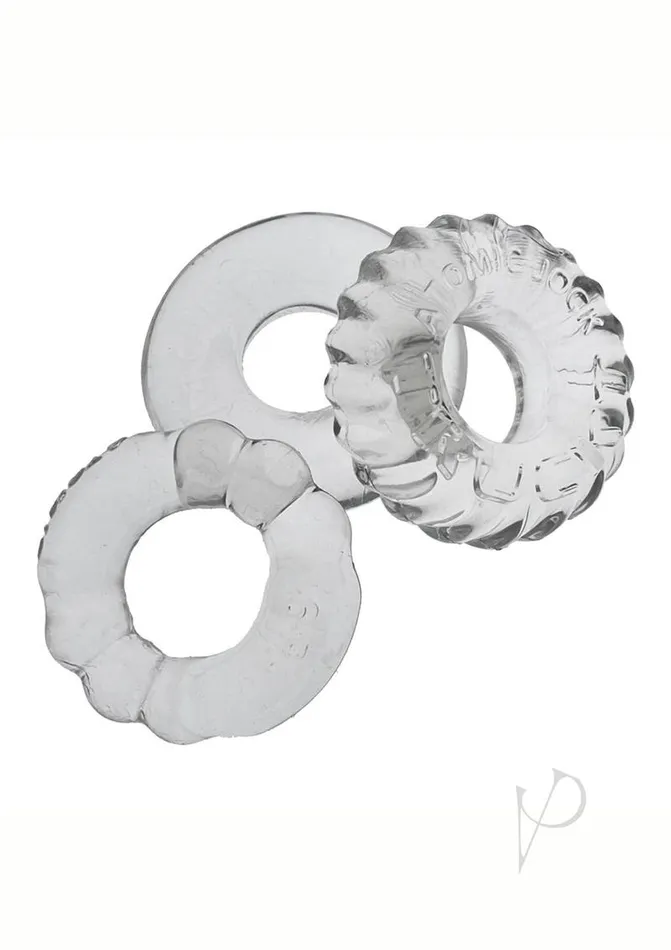 Bonemaker 3pk Clear Oxballs Dildos