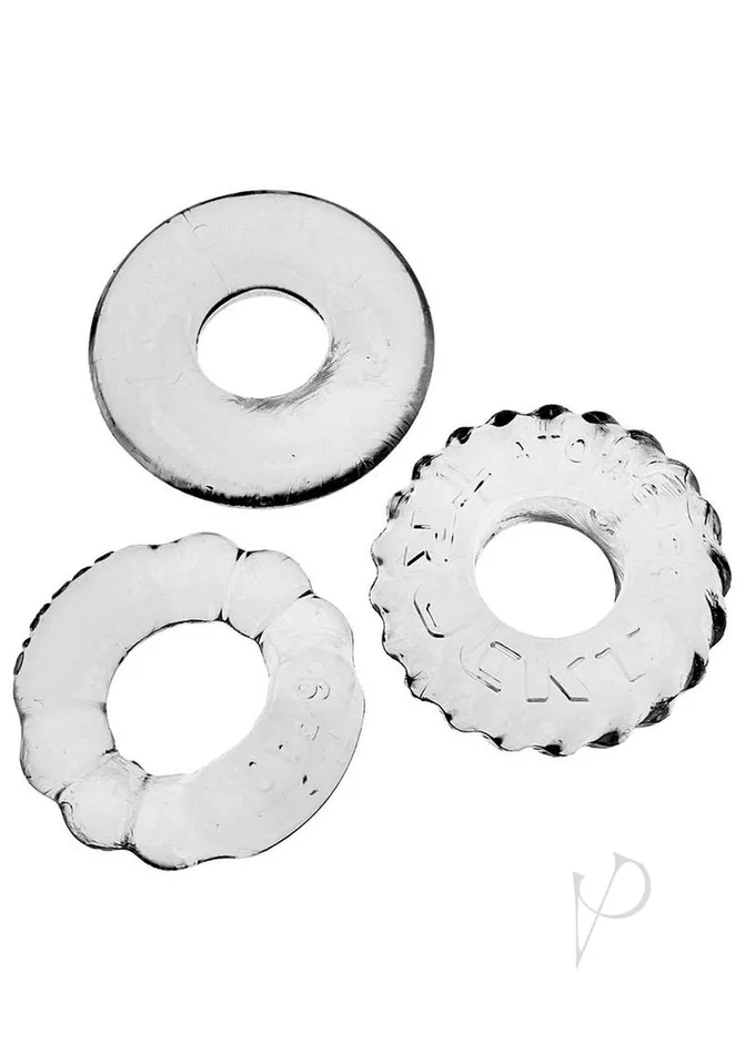 Bonemaker 3pk Clear Oxballs Dildos