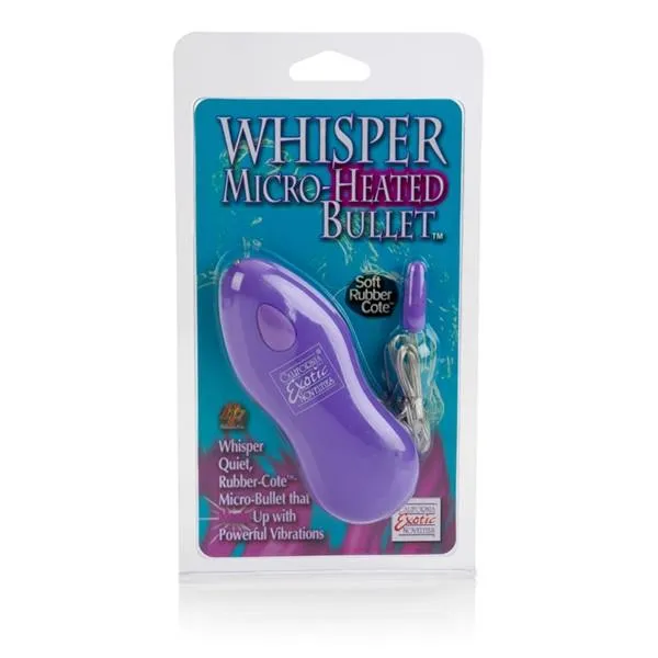 California Exotics Female Sex Toys Whisper Micro Heated Bullet Vibrator
